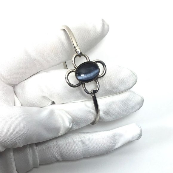 Vintage Taxco 925 Sterling Silver Thin Bangle Bracelet Monet Swirl Pin Lot - Picture 9 of 9